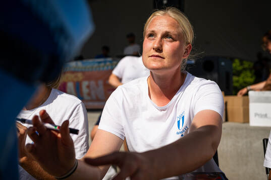 Målvakt Kathrine Larsen