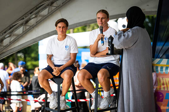 Ema Paljevic och Amanda Kander
