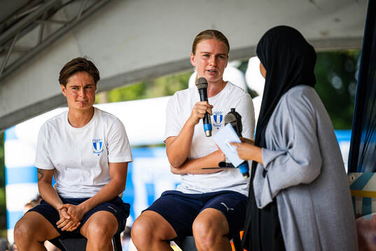 Ema Paljevic och Amanda Kander