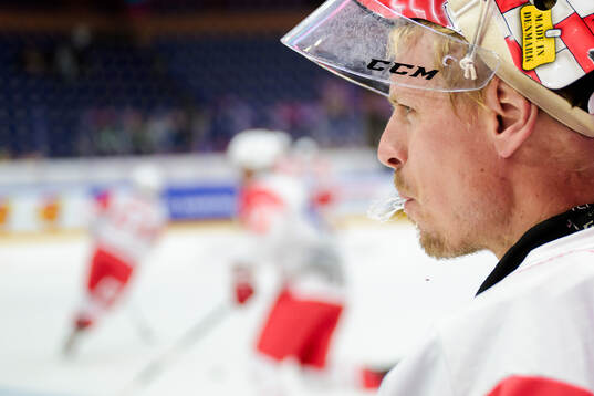 Goaltender Sebastian Dahm of Klagenfurt