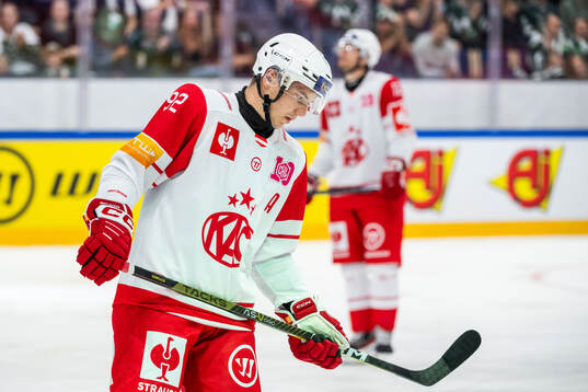Clemens Unterweger of Klagenfurt looks dejected