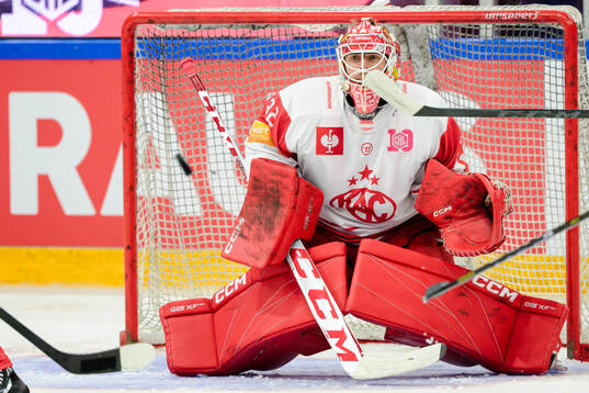 goaltender Sebastian Dahm of Klagenfurt