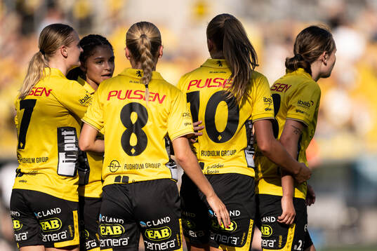 Elfsborgs spelare jublar