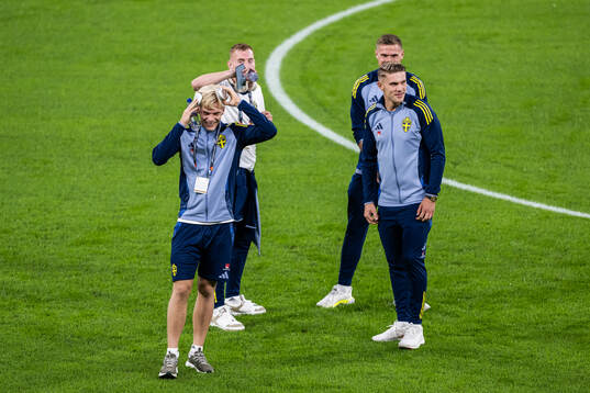 Lucas Bergvall, Dejan Kulusevski, Viktor Gyökeres and Carl