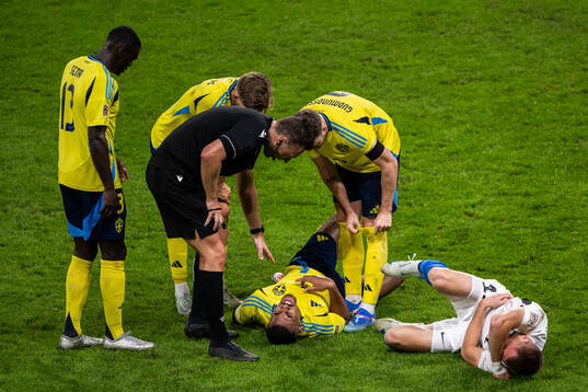 Isak Hien of Sweden and Alex Matthias Tamm of Estonia in
