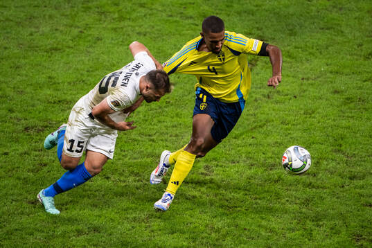 Rauno Sappinen of Estonia and Isak Hien of Sweden