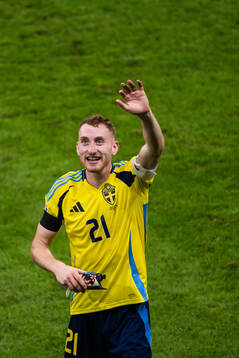 Dejan Kulusevski of Sweden