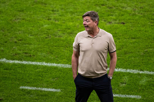 Head coach Jon Dahl Tomasson of Sweden