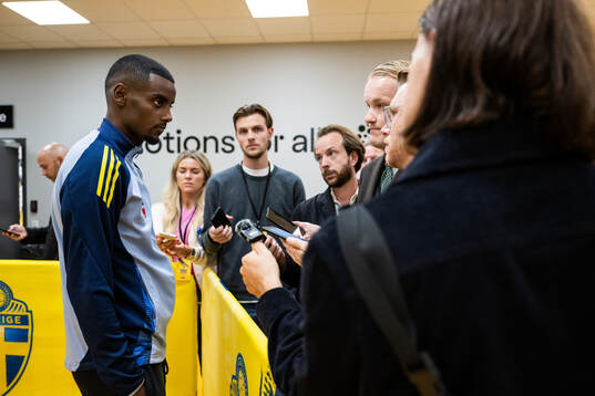Alexander Isak of Sweden