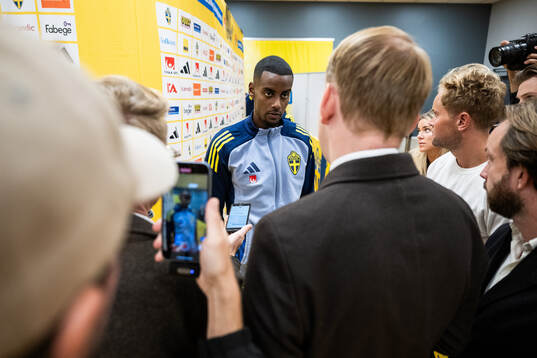 Alexander Isak of Sweden