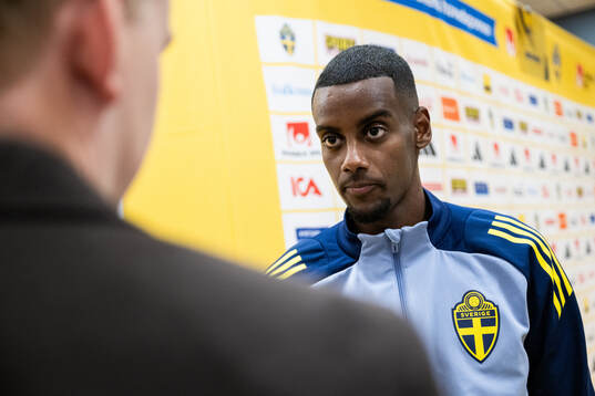 Alexander Isak of Sweden