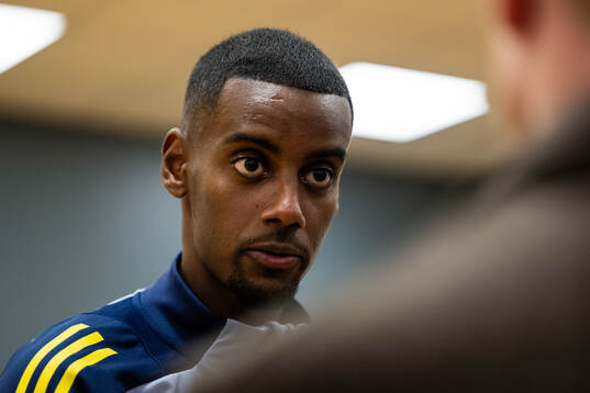 Alexander Isak of Sweden