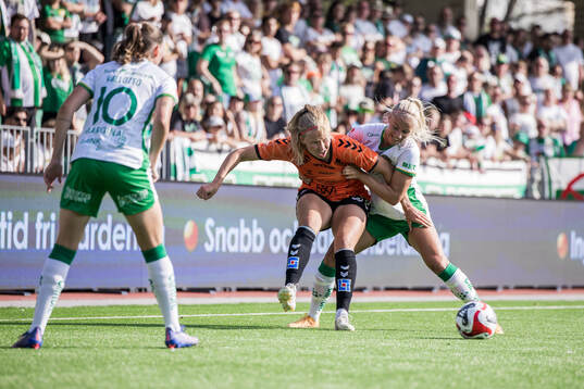 Kristianstads Hlin Eiriksdottir och Hammarbys Stina