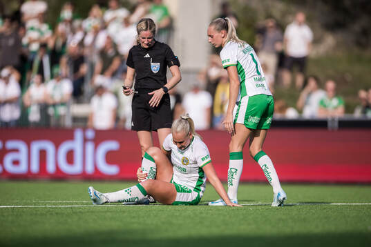 Hammarbys Cathinka Tandberg har ont