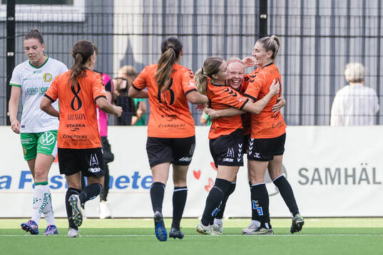 Kristianstads Hlin Eiriksdottir jublar