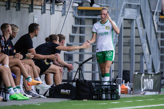 Hammarbys Ellen Wangerheim blir utbytt