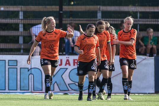 Kristianstads Hlin Eiriksdottir jublar