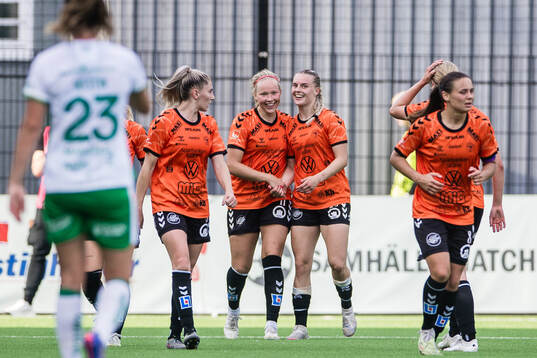 Kristianstads Hlin Eiriksdottir jublar