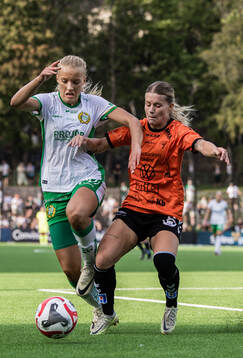 Hammarbys Smilla Holmberg och Kristianstads Tilda Persson