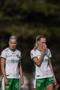 Hammarbys Eva Nyström och Ellen Wangerheim deppar