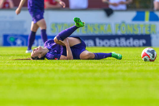 Djurgårdens Beata Kollmats har ont