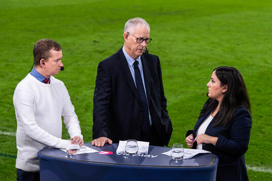 Erik Niva, Lars Lagerbäck and Jennifer Kücükaslan of