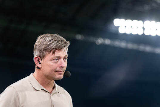 Head coach Jon Dahl Tomasson of Sweden in the studio of
