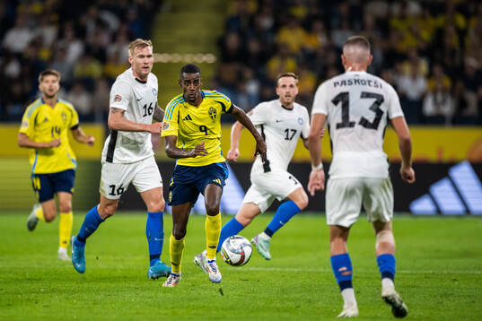 Alexander Isak of Sweden