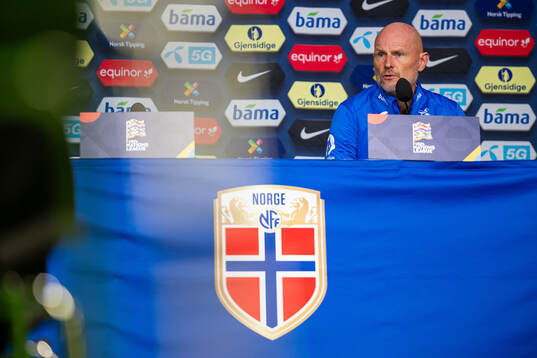 Ståle Solbakken, head coach of the Norwegian national