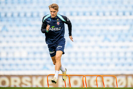 Martin Ødegaard of the Norwegian national football team