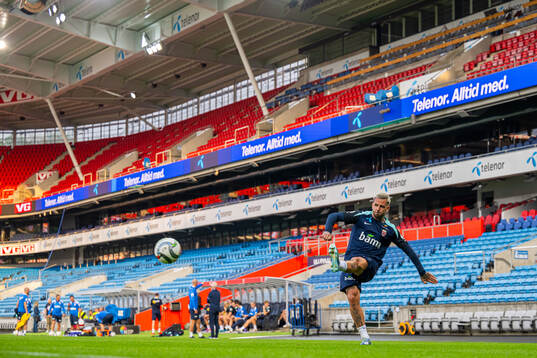 Aron Dønnum of the Norwegian national football team