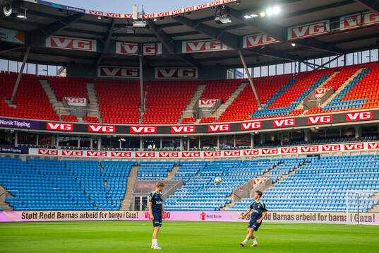 David Møller Wolfe and Felix Horn Myhre of the Norwegian