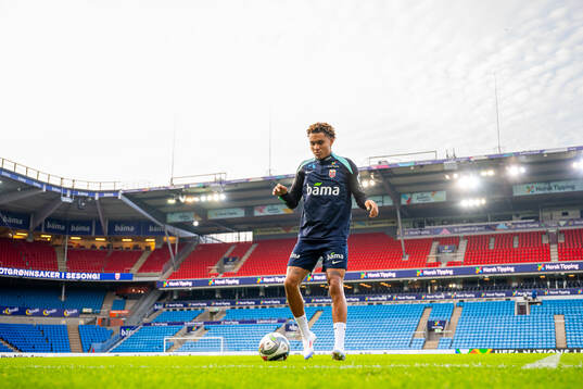 Antonio Nusa of the Norwegian national football team