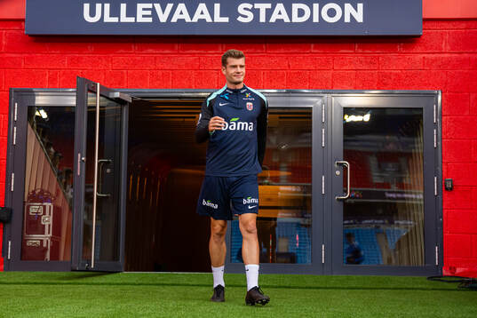 Alexander Sørloth of the Norwegian national football team