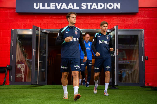 Felix Horn Myhre and David Møller Wolfe of the Norwegian