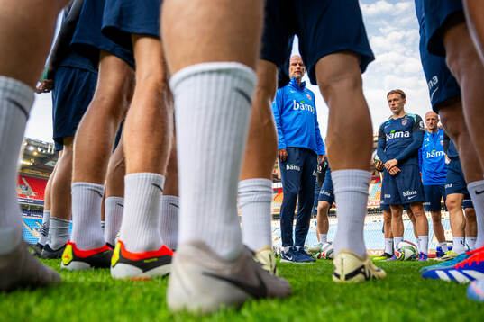 Ståle Solbakken, head coach of the Norwegian national