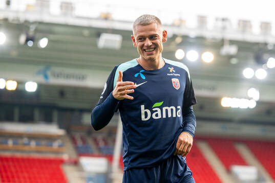 Julian Ryerson of the Norwegian national football team