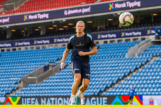 Erling Braut Haaland of the Norwegian national football team