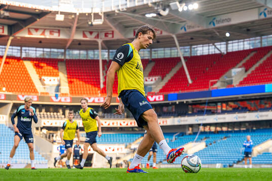 Sander Berge of the Norwegian national football team