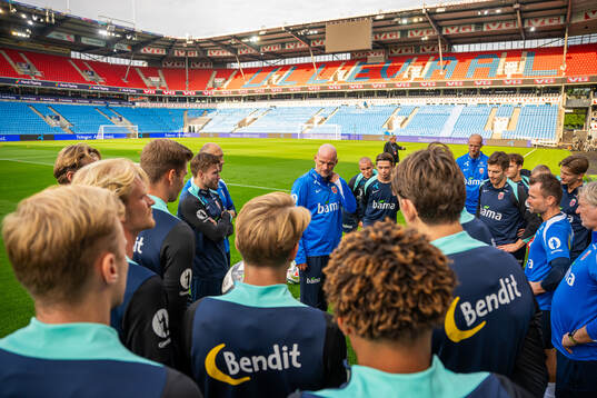 Ståle Solbakken, head coach of the Norwegian national