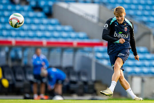 Martin Ødegaard of the Norwegian national football team