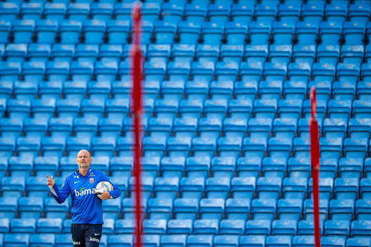 Ståle Solbakken, head coach of the Norwegian national