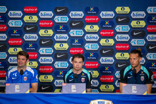 Press officer Morten Morisbak Skjønsberg, Patrick Berg and