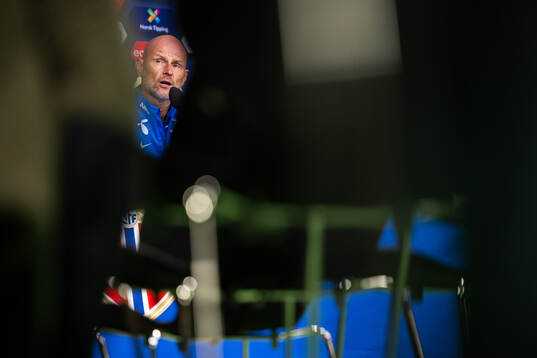 Ståle Solbakken, head coach of the Norwegian national