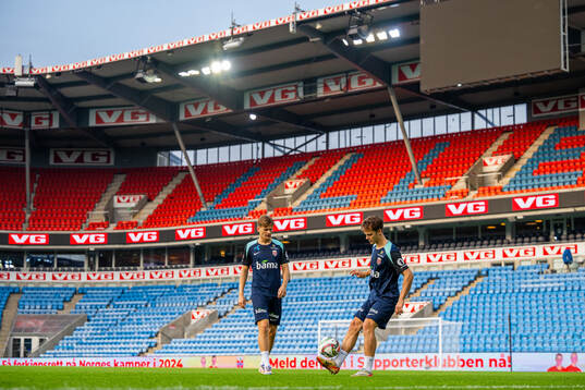 David Møller Wolfe and Felix Horn Myhre of the Norwegian