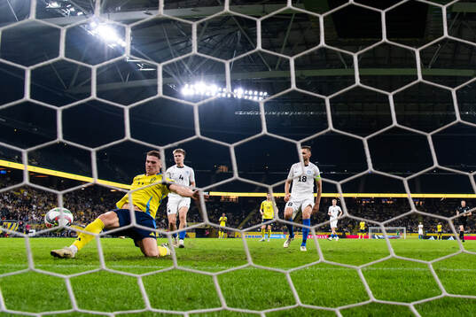 Viktor Gyökeres of Sweden scored 3-0