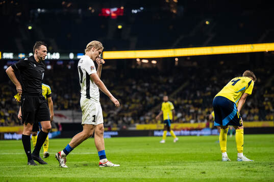 Kevor Palumets of Estonia looks dejected