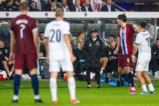 Head coach Ralf Rangnick of Austria