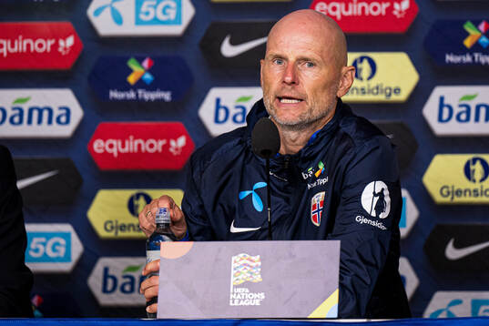 Head coach Ståle Solbakken of Norway