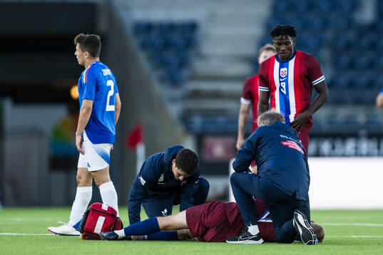 Sivert Heggheim Mannsverk of Norway in pain